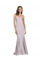 Long Arctic Lilac Sleeveless Mermaid Prom Dress / Bridesmaid Dress Canberra