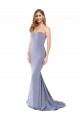 Long Smoke Blue Sleeveless Mermaid Low Back Formal Evening Gown / Prom Dress / Bridesmaid Dress Canberra