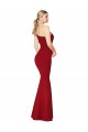 Long Burgundy Sleeveless Mermaid Stretch Crepe Formal Evening Gown / Prom Dress / Bridesmaid Dress Canberra