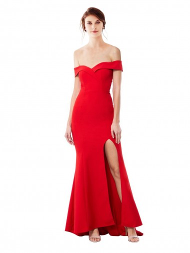 Long Red Sleeveless Mermaid Formal Evening Dress / Prom Dress / Bridesmaid Dress Canberra