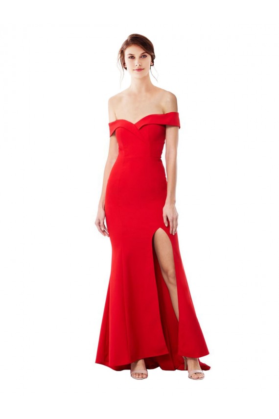 Long Red Sleeveless Mermaid Formal Evening Dress / Prom Dress / Bridesmaid Dress Canberra