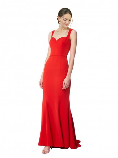 Long Red Sleeveless Mermaid Formal Evening Gown / Prom Dress / Bridesmaid Dress Canberra