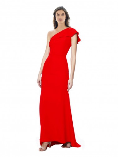 Long Red Sleeveless Mermaid Formal Dress / Bridesmaid Dress Canberra