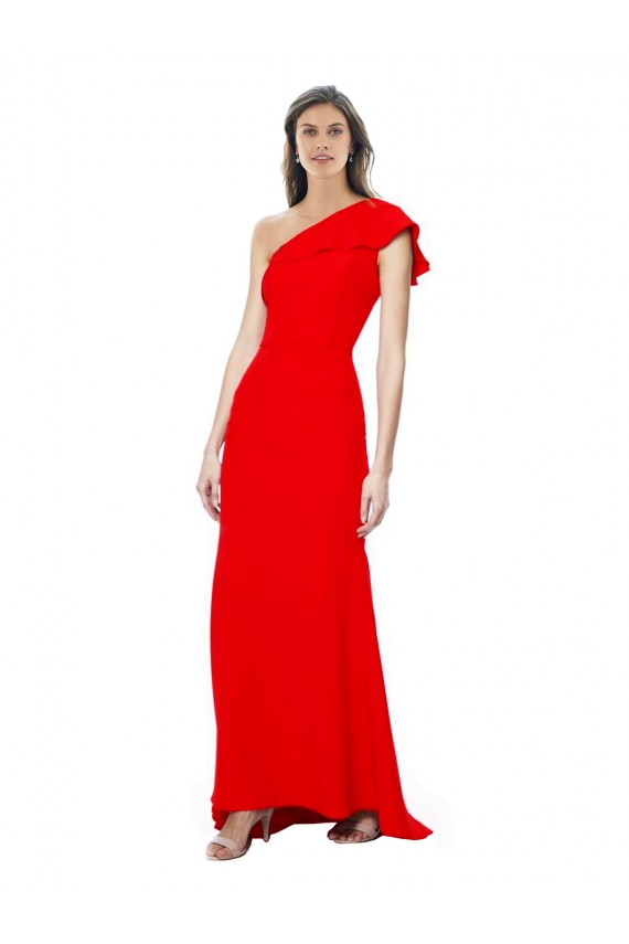 Long Red Sleeveless Mermaid Formal Dress / Bridesmaid Dress Canberra