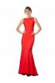 Long Red Sleeveless Mermaid Open Back Bridesmaid Dress / Evening Gowns Canberra