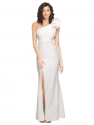 Long Ivory Sleeveless Sheath Formal Evening Gown / Prom Dress / Bridesmaid Dress Canberra