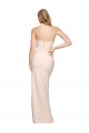 Long Nude Sleeveless Sheath Low Back High Side Slit Formal Evening Gown / Prom Dress / Bridesmaid Dress Canberra