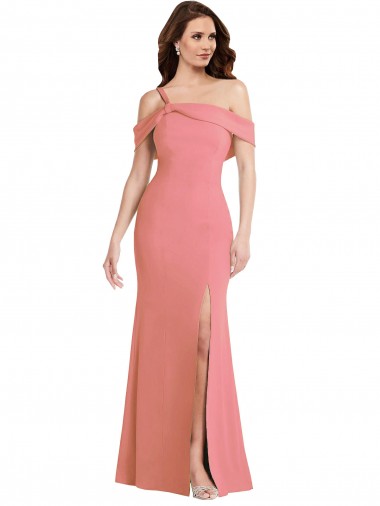 Long Hot Pink Sleeveless Trumpet Low Back Semi Formal Evening Dress / Prom Dress / Bridesmaid Dress Canberra