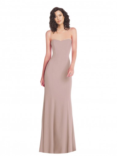 Long Dusty Pink Sleeveless Mermaid Formal Evening Gown / Prom Dress / Bridesmaid Dress Canberra