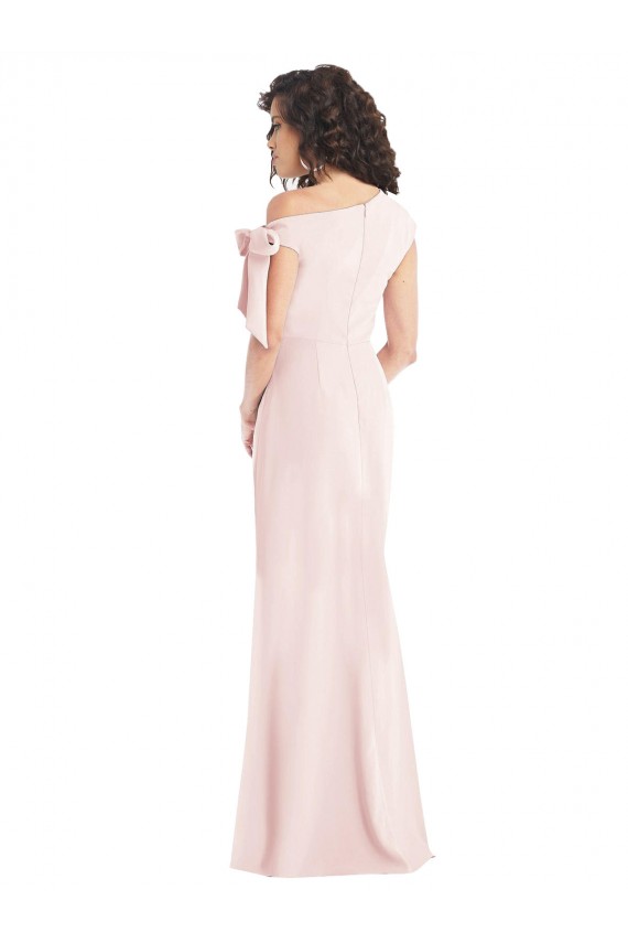 Long Pink Cap Sleeves Trumpet Formal Evening Gown / Prom Dress / Bridesmaid Dress Canberra