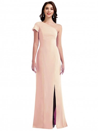 Long Nude Cap Sleeves Trumpet Formal Evening Gown / Prom Dress / Bridesmaid Dress Canberra