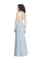 Long Light Sky Blue Sleeveless Trumpet Open Back Evening Dress / Bridesmaid Dress Canberra