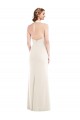 Long Ivory Sleeveless Trumpet Low Back Semi Formal Evening Dress / Prom Dress / Bridesmaid Dress Canberra