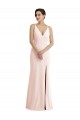 Long Pink Sleeveless Trumpet V-Back Formal Evening Gown / Prom Dress / Bridesmaid Dress Canberra