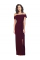 Long Burgundy Gold Sleeveless Sheath Low Back Formal Evening Gown / Prom Dress / Bridesmaid Dress Canberra