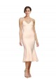 Midi Length Nude Sleeveless Sheath Open Back Evening Gown / Prom Dress / Bridesmaid Dress Canberra