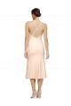 Midi Length Nude Sleeveless Sheath Open Back Evening Gown / Prom Dress / Bridesmaid Dress Canberra