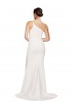 Sweep Train Ivory Sleeveless Sheath Side Slit Semi Formal Evening Dress / Prom Dress / Bridesmaid Dress Canberra