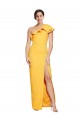 Long Saffron Sleeveless Sheath Formal Evening Gown / Prom Dress / Bridesmaid Dress Canberra