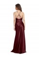 Long Burgundy Gold Sleeveless A-Line Formal Evening Gown / Prom Dress / Bridesmaid Dress Canberra