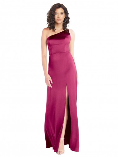 Long Fuchsia Sleeveless A-Line Open Back Formal Evening Gown / Prom Dress / Bridesmaid Dress Canberra