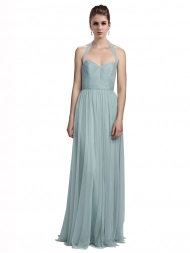 Long Sleeveless A-Line Tulle Bridal Party Dress / Evening Dress Canberra