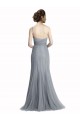 Long Slate Grey Sleeveless Mermaid Bridesmaid Dress Canberra