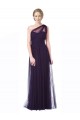 Long Plum Sleeveless A-Line Bridesmaid Dress Canberra