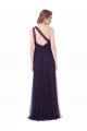 Long Plum Sleeveless A-Line Bridesmaid Dress Canberra