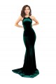 Sweep Train Dark Green Sleeveless Mermaid Open Back Formal Evening Gown / Prom Dress / Bridesmaid Dress Canberra