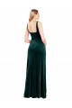 Long Dark Green Sleeveless A-Line Prom Dress / Bridesmaid Dress Canberra