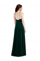 Long Dark Green Sleeveless A-Line Semi Formal Evening Dress / Prom Dress / Bridesmaid Dress Canberra