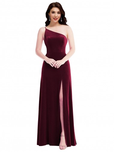 Long Burgundy Sleeveless Trumpet Black Tie Evening Gown / Prom Dress / Bridesmaid Dress Canberra