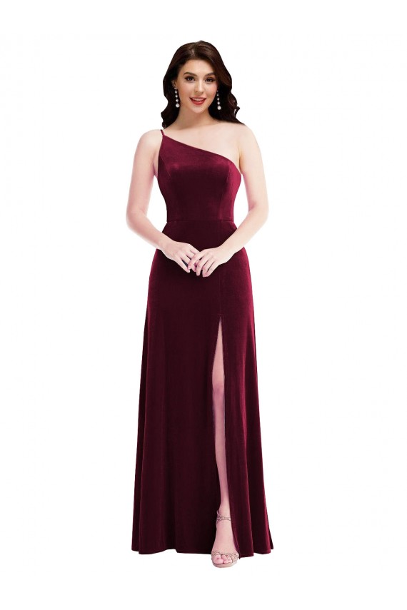 Long Burgundy Sleeveless Trumpet Black Tie Evening Gown / Prom Dress / Bridesmaid Dress Canberra