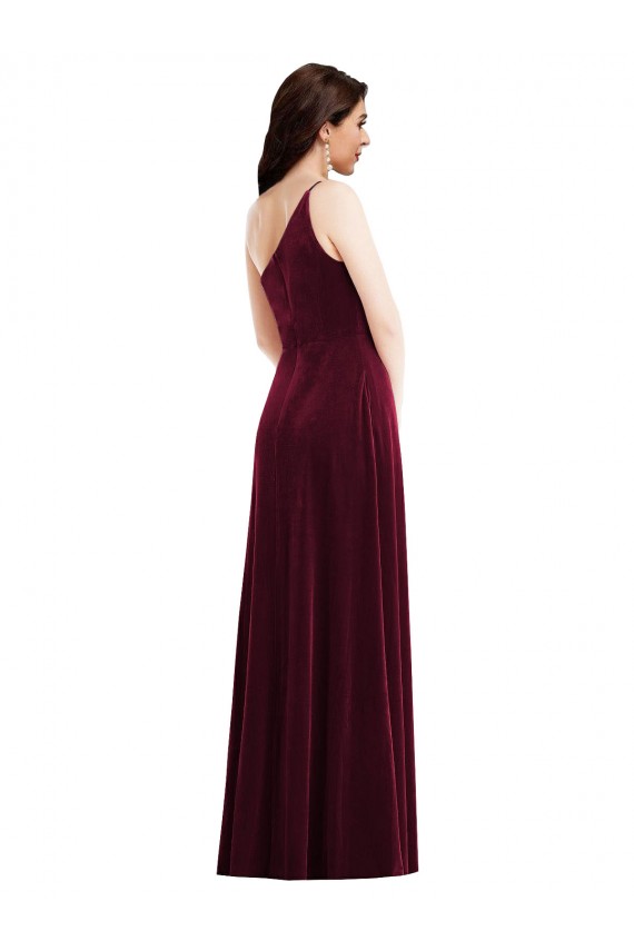 Long Burgundy Sleeveless Trumpet Black Tie Evening Gown / Prom Dress / Bridesmaid Dress Canberra